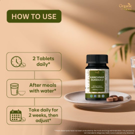 Organic Spree Kanchnar Guggulu 120 Tablets - GMP Certified
