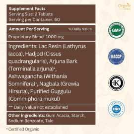 Organic Spree Lakshadi Guggulu 120 Tablets - GMP Certified