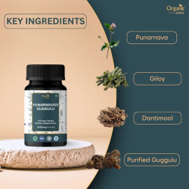 Organic Spree Punarnavadi Guggulu 120 Tablets - GMP Certified