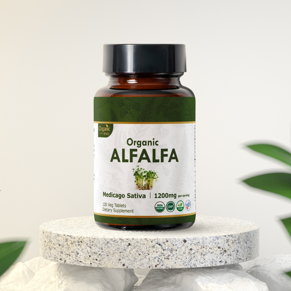Organic Spree Alfalfa 120 Tablets - Organic Certified Organic Spree Alfalfa 120 Tablets - Organic Certified