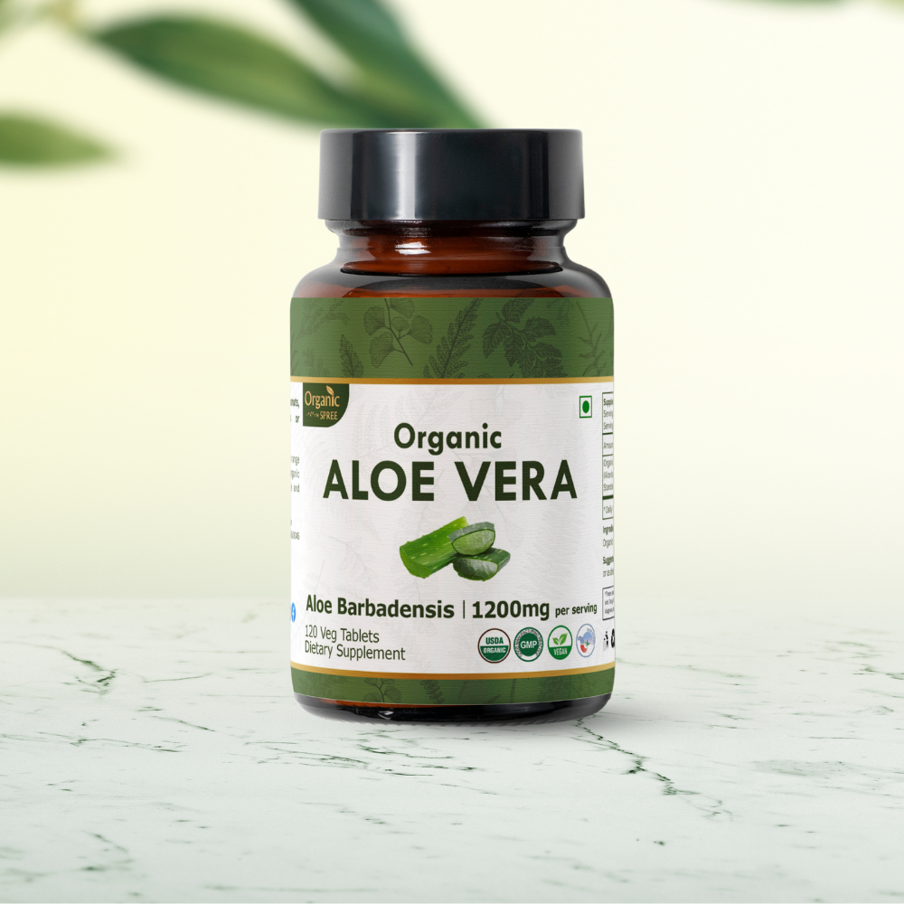 Organic Spree Aloe Vera 120 Tablets | Organic Certified Organic Spree Aloe Vera 120 Tablets | Organic Certified