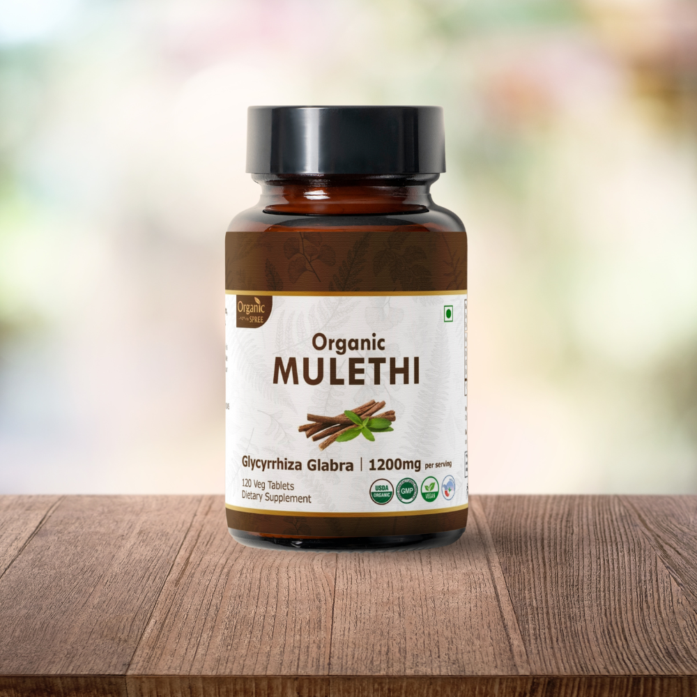 Organic Spree Mulethi 120 Tablets - Organic Certified Organic Spree Mulethi 120 Tablets - Organic Certified